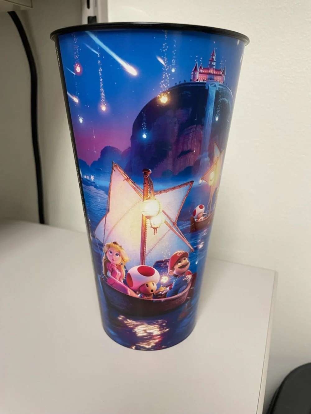 Nintendo Super Mario Galaxy Movie Promotional Cup - Blue & Purple